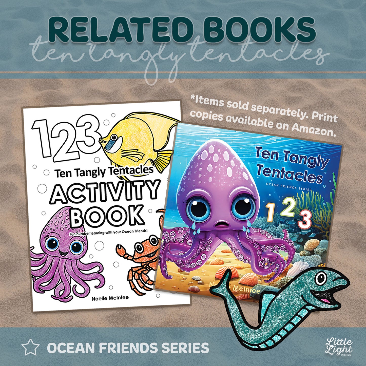 Ten Tangly Tentacles Activity Paperback