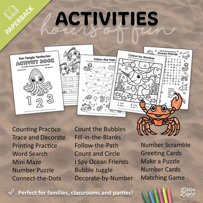Ten Tangly Tentacles Activity Paperback