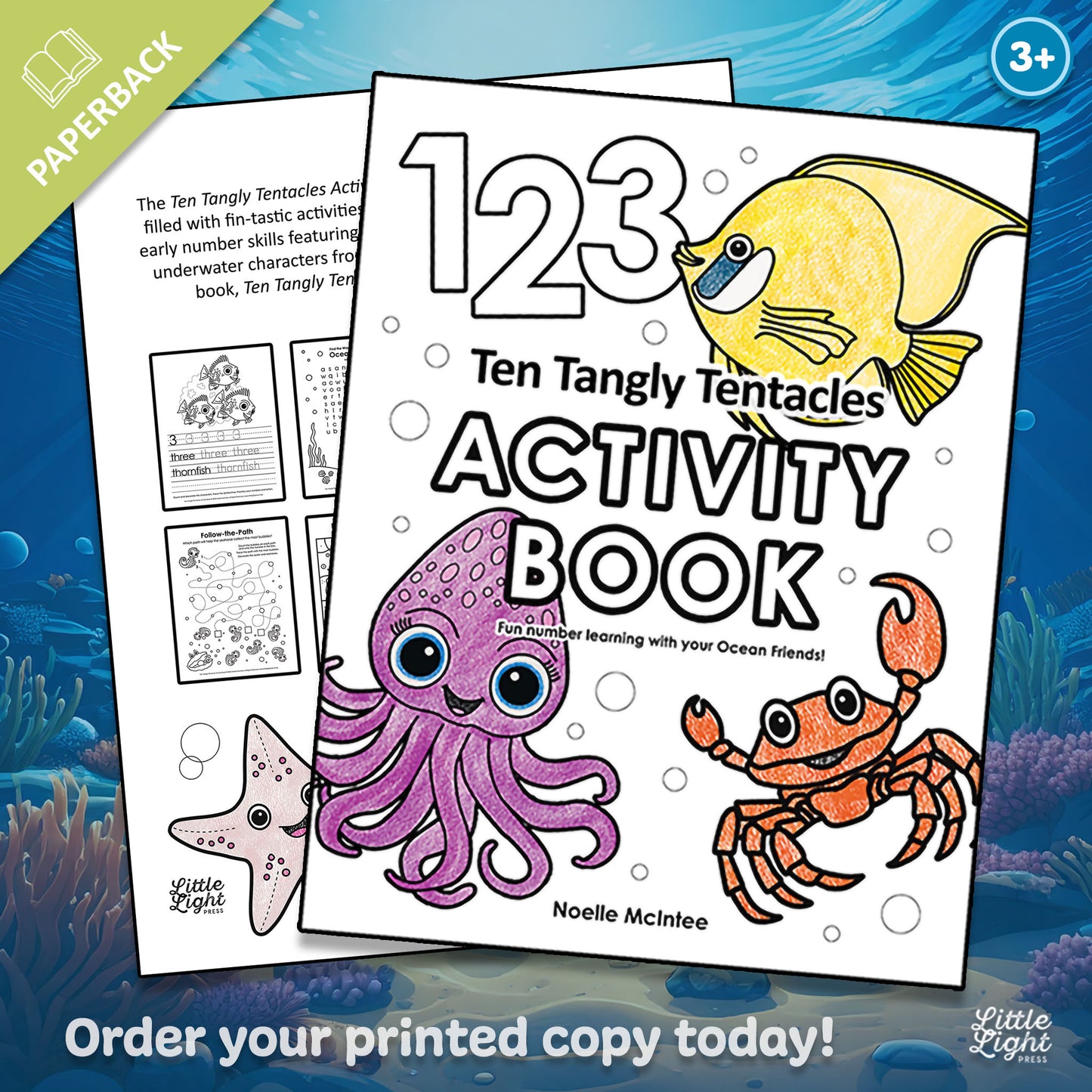 Ten Tangly Tentacles Activity Paperback
