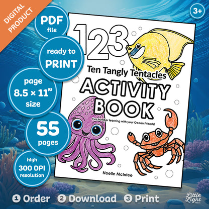 Ten Tangly Tentacles Activity eBook