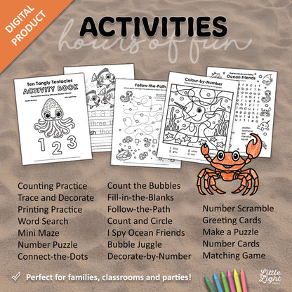 Ten Tangly Tentacles Activity eBook