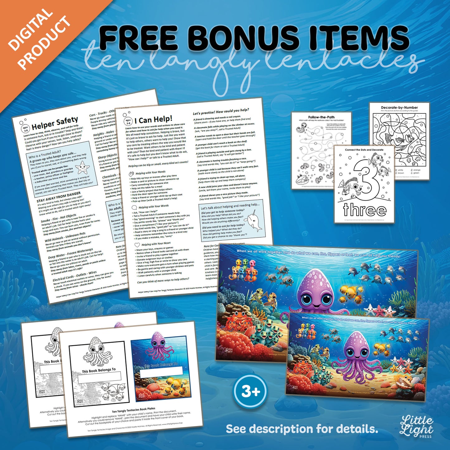 Ten Tangly Tentacles FREE Bonus Bundle